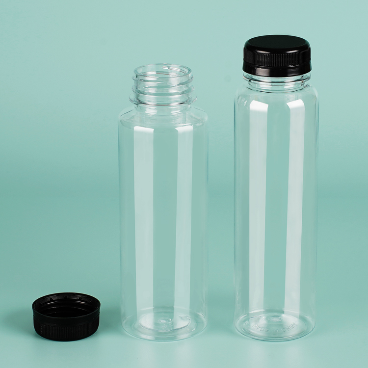 Wholesale Transparent Pet Disposable Plastic Juice Bottle Packaging