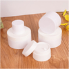 30ml White Matte PET Cream Jar Skin Care Body Lotion Container Custom Logo with Hand Pad