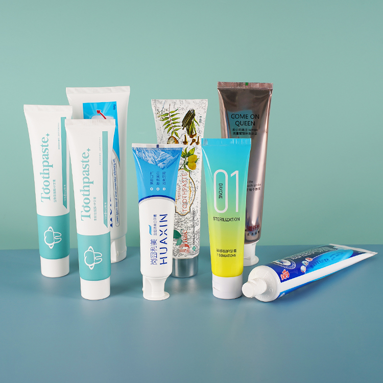 Eco Friendly Plastic Cosmetic Toothpaste Tube Packaging