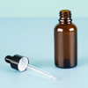 Matte Frosted Black Glass Dropper Bottle Essential Oil Bottles