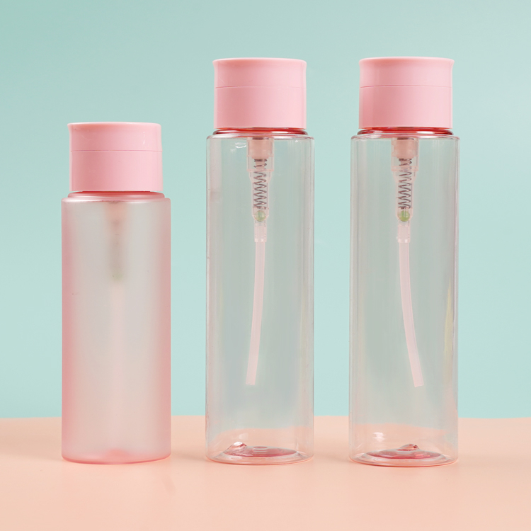 Wholesale Customized PET Discharge Makeup Bottle for Packaging