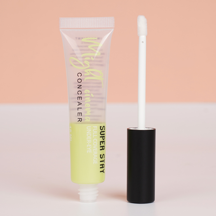 Huaxin OEM ODM 10ml 15ml small cosmetic packaging tube for lip gloss mascara eyeliner liquid makeup packaging soft tube