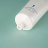 White Plastic PE Cosmetic Squeeze Printing Tube With Flip Cover