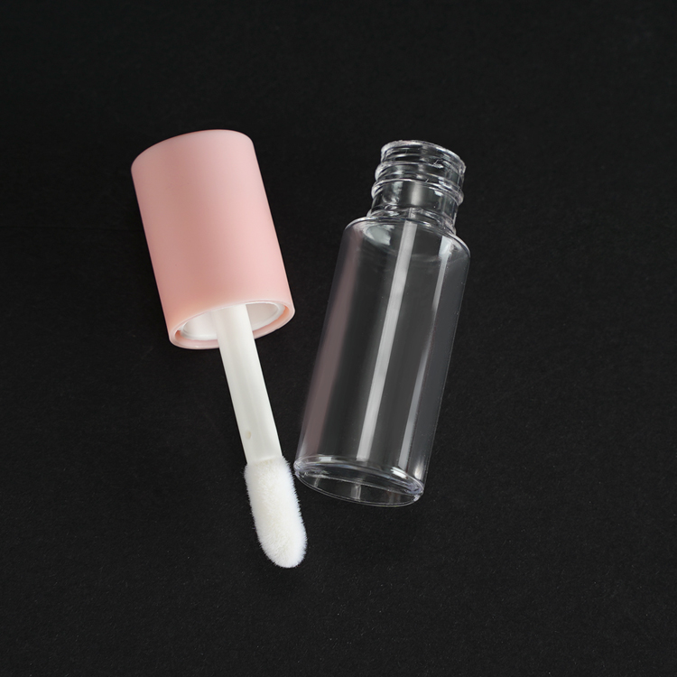 Pink White Black Lipgloss Tubes Brush Head Lip Gloss Tubes