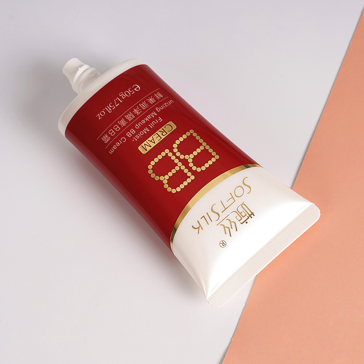 Empty 50g BB Cream Cosmetics Tube Packaging