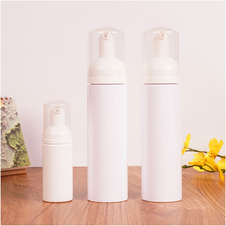 Round Plastic Mousse PET Bottle for Packgaing