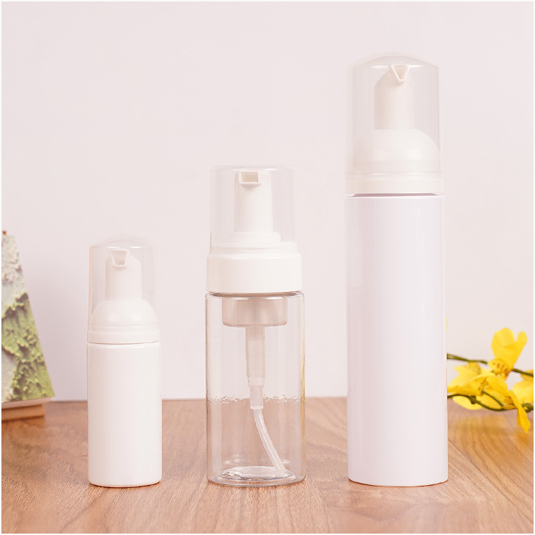 Round Plastic Mousse PET Bottle for Packgaing