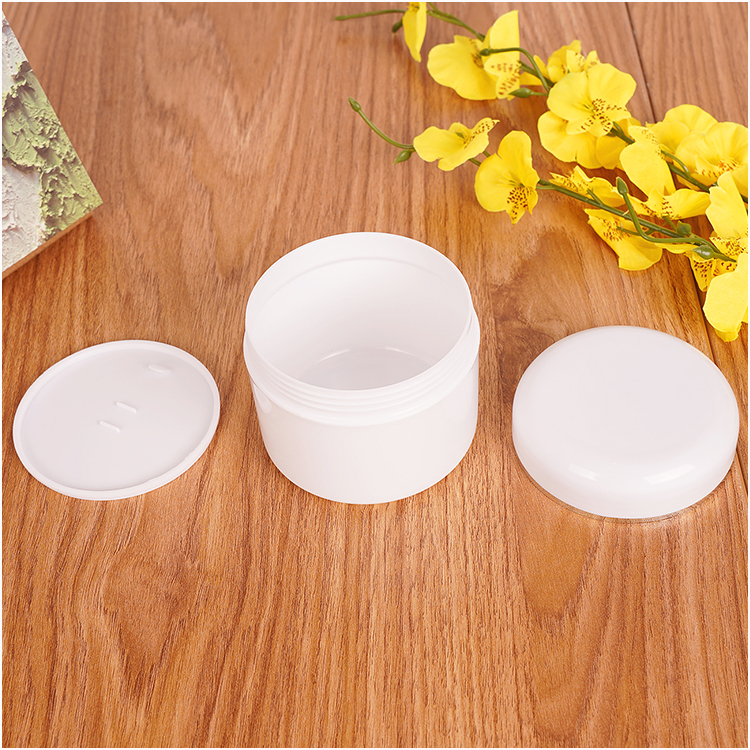 Round large -capacity cream mask container PP material wide -mouth jar packaging