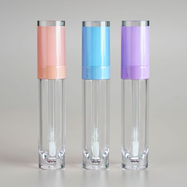 Private Label Lip Gloss Tube And Packaging Lip Gloss Tube With Wand