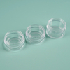 Colored Cover 10g 15g 20g Clear PETG Plastic Thick Wall Small Jars 