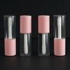 Pink White Black Lipgloss Tubes Brush Head Lip Gloss Tubes