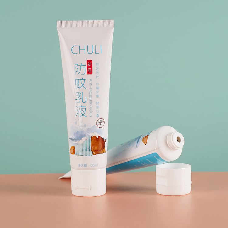 PE Cream Tube Tube Cosmetics Hand Cream With Flip Cover