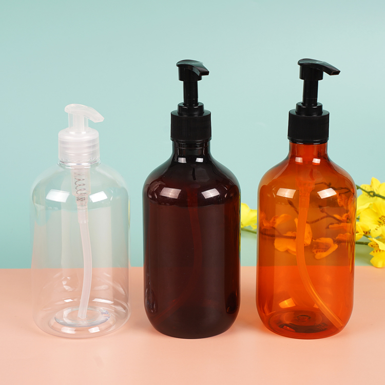 Refillable Pet Bottle with Lotion Pump for Shampoo