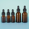 Matte Frosted Black Glass Dropper Bottle Essential Oil Bottles