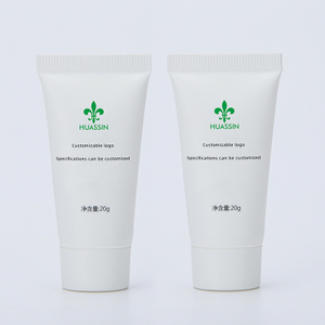 Huaxin OEM ODM100g 120g 150g Cosmetic Packaging Tube White Black Squeeze Tube For Facial Cleanser