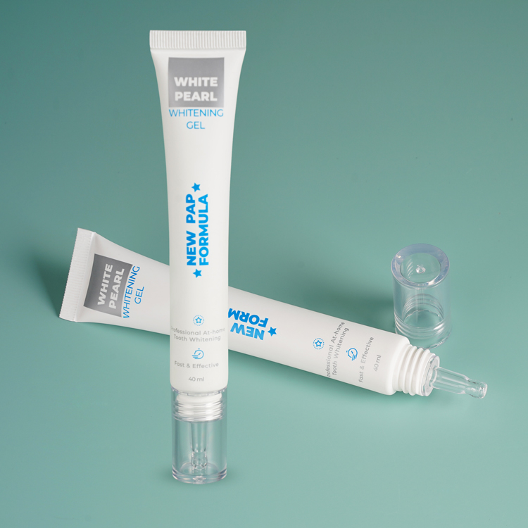 Cosmetic Eye Cream Tube with Long Nozzle