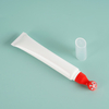 25g Pe Plastic Cosmetic Tube Glossy White Cream Tube Eye Cream Squeeze Tube With Roller