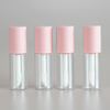 Pink White Black Lipgloss Tubes Brush Head Lip Gloss Tubes