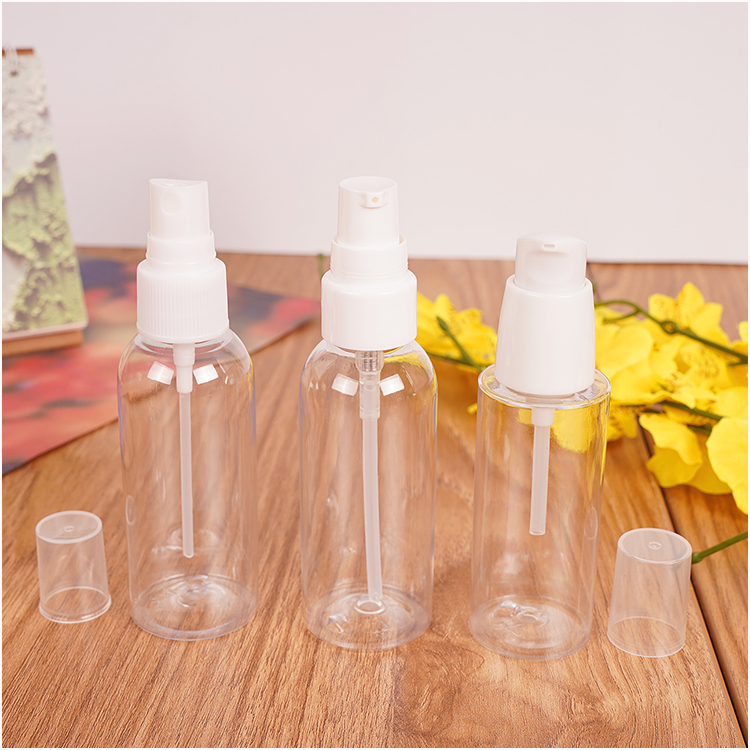 60ml Pet Cosmetic Clear Lotion Empty Bottle Packing