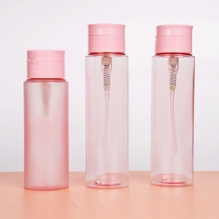 Wholesale Customized PET Discharge Makeup Bottle for Packaging